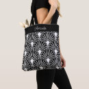 Search for retro geometric patterns bags Black and white