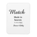 Recherche de rétro rectangulaires magnets Calligraphie typographie élégante