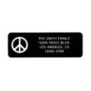 Search for peace symbol return address labels Hippie