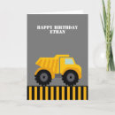 Search for dump truck birthday cards Boy