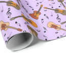 Search for guitar pattern wrapping paper Rock