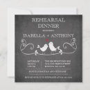 Search for chalkboard rehearsal dinner invitations Vintage