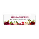 Search for rustic burgundy return address labels Bridal shower