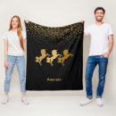 Recherche de de licorne couvertures plaids Noir