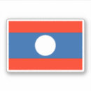 Recherche de laos autocollants Drapeau du laos