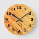 Search for music notes clocks Vintage