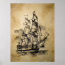 Recherche de galion posters Pirate