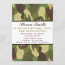 Recherche de camo invitations Garçons