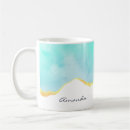 Search for gold border mugs Watercolor