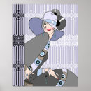 Search for 1920s art deco lady posters Woman