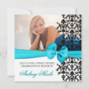 Search for teal blue sweet 16 invitations Green