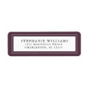 Search for jewel tones return address labels Stylish