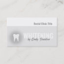 Search for teeth whitening business cards Doctor