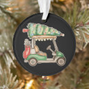 Search for golf cart ornaments Funny