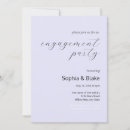 Search for lavender engagement party invitations Modern