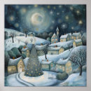Recherche de noël blanc posters Décoration saisonnière