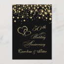 Search for golden anniversary invitations Heart