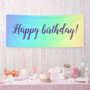 Search for rainbow birthday banners Pretty
