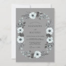 Search for pewter wedding invitations Floral