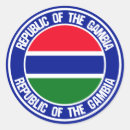 Recherche de gambie autocollants Drapeaux du monde
