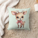 Search for christmas bow pillows Reindeer
