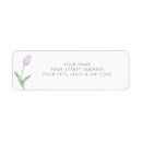 Search for plain purple return address labels Minimalist