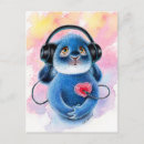 Search for blue hearts postcards Cute