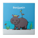 Recherche de hippopotame carreaux Mignon