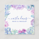Search for succulent business cards Watercolor