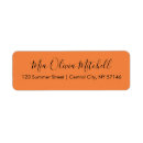 Search for fresh return address labels Elegant