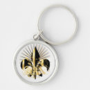 Search for fleur de lis keychains Black