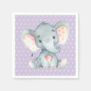 Search for purple elephant baby shower It's a girl