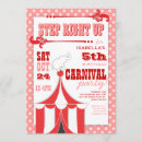 Search for big top circus tent invitations Party