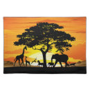 Search for wildlife placemats tree