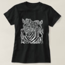 Search for zebra tshirts black