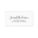 Recherche de cleaners return address labels Minimalist
