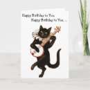 Search for banjo birthday cards Cat