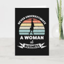 Search for entrepreneur cards Businesswoman