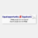 Search for equality bumper stickers Political