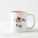 Search for pug mugs I love my pug