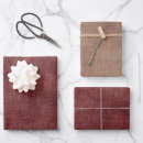 Search for linen wrapping paper Red