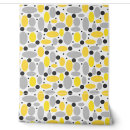 Recherche de motif jaune gris posters Rétro