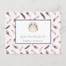 Recherche de famille de hibou cartes postales Mignonette