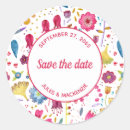 Search for purple and teal save the dates Floral