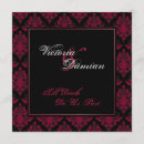 Search for damask trees invitations Red