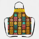 Search for retro floral aprons Pink