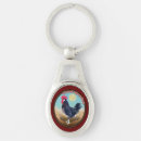 Search for good morning keychains Rooster