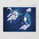 Recherche de cheval fantastique cartes postales Licorne