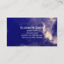 Search for starry night sky business cards Blue