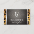 Recherche de cheetah business cards Coiffeur